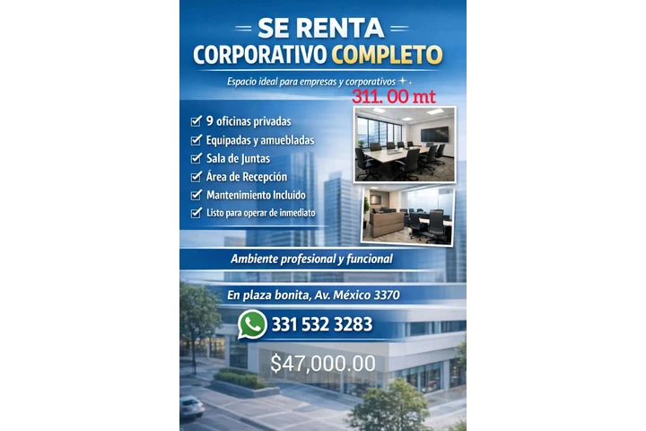 $47000 : RENTA CORPORATIVO COMPLETO image 1