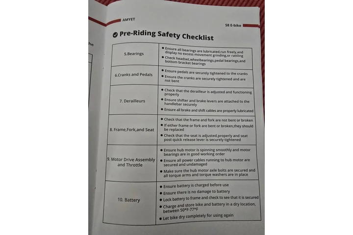 $650 : Bicicleta eléctrica AMYET S8 image 1