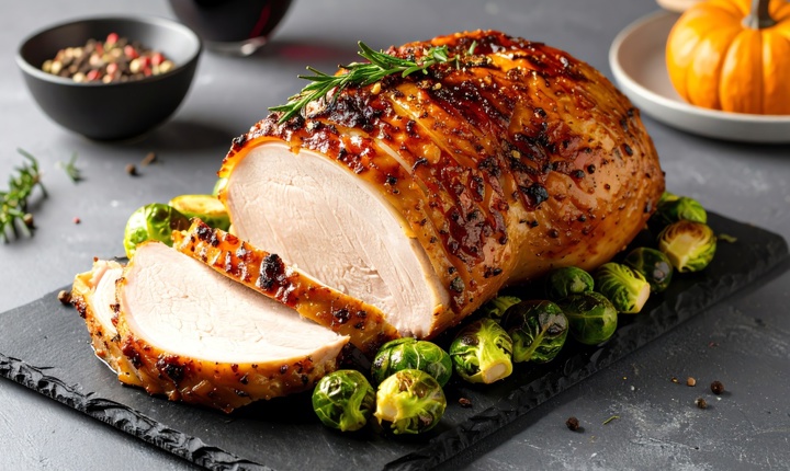 pechuga de pavo glaseada