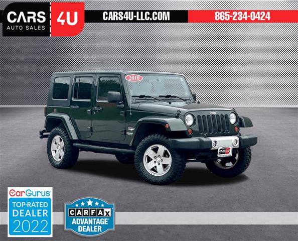 $15448 : 2010 Wrangler Unlimited Sahara image 1