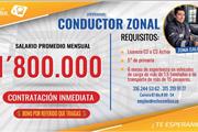 Conductor bus zonal en Bogota