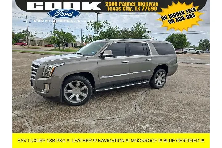 $26983 : Cadillac Escalade ESV 2019 L image 1