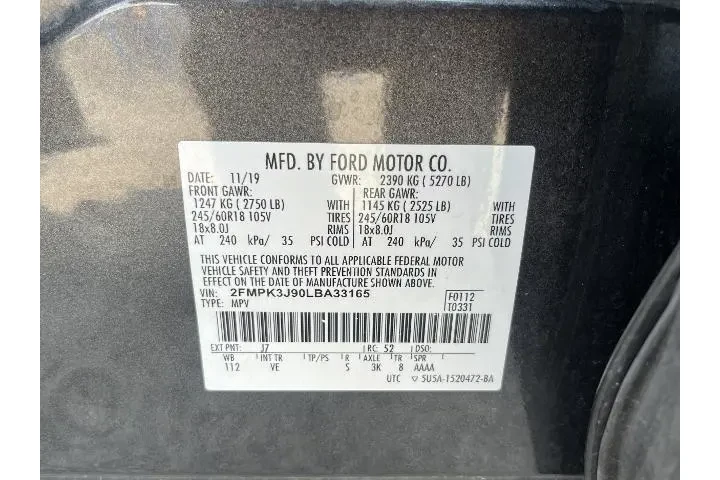 $12981 : Ford Edge 2020 ST Line 4dr C image 5
