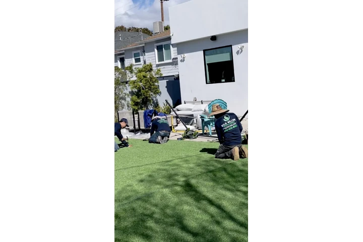 Artificial grass installation image 2