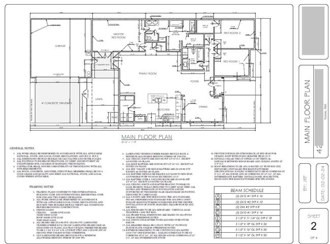 Floor plan drawing / Planos image 2