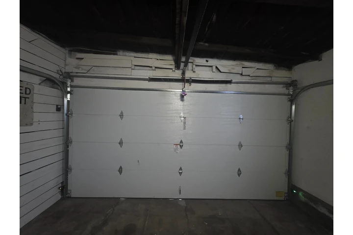 Plank wood grain garage door image 3