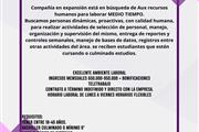 AUX RECURSOS HUMANOS/ ADMINIST en Bogota