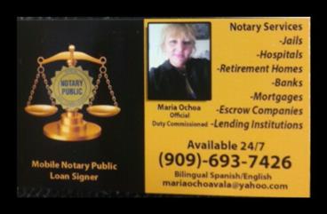 SAN BERNARDINO NOTARY PUBLIC image 1