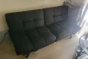 Sillon Futon De Color Negro en Los Angeles