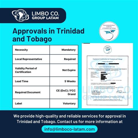 Approval Trinidad and Tobago image 1