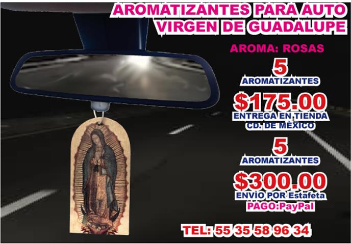 $175 : FRAGANCIAS PARA AUTO VIRGEN image 1