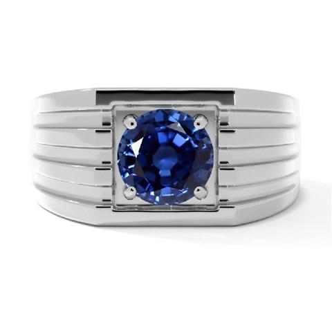 $12603 : GetBlue Sapphire Ring for Men image 1