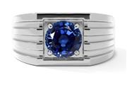 GetBlue Sapphire Ring for Men en Newark