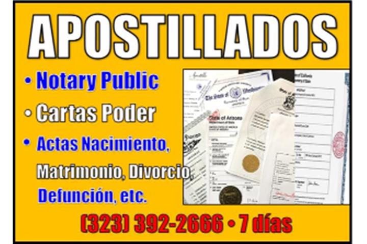 █►APOSTILLADOS Y SERV.NOTARIAL image 1