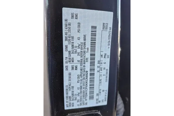 $23591 : Ford F-150 2019 4x2 XLT 4dr image 5