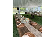 Rustic tables-bounce house thumbnail