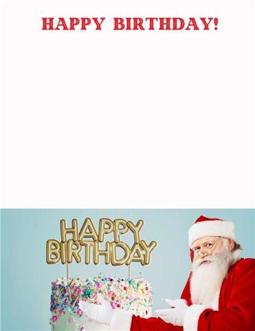 Free Birthday Letterfrom Santa image 1