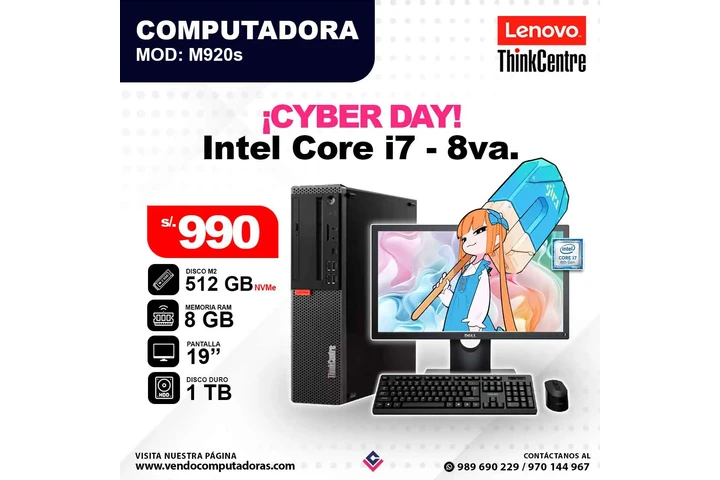 Computadora Core i7 - 8va image 3