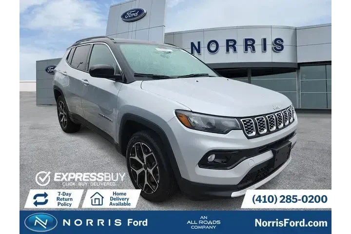 $27988 : Jeep Compass 2025 4x4 Limite image 1