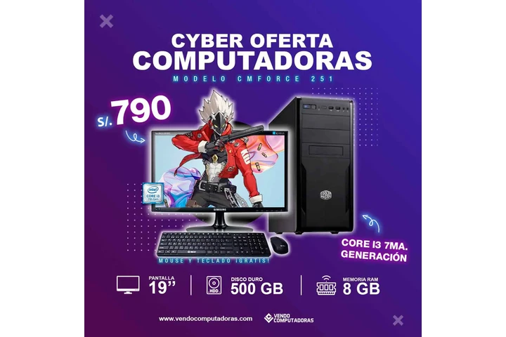 Computadora Intel Core i3 7ma. image 3