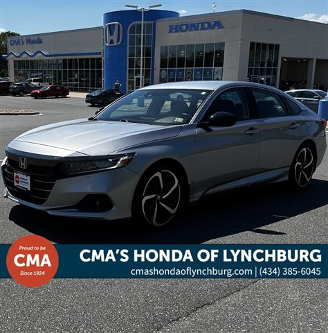 $25963 : PRE-OWNED 2021 HONDA ACCORD S image 1