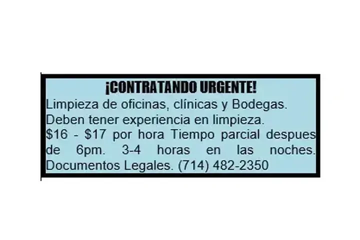 ¡CONTRATANDO URGENTE! image 1