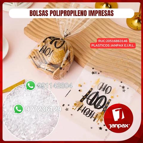 $500 : BOLSAS POLIPROPILENO PLANAS image 1