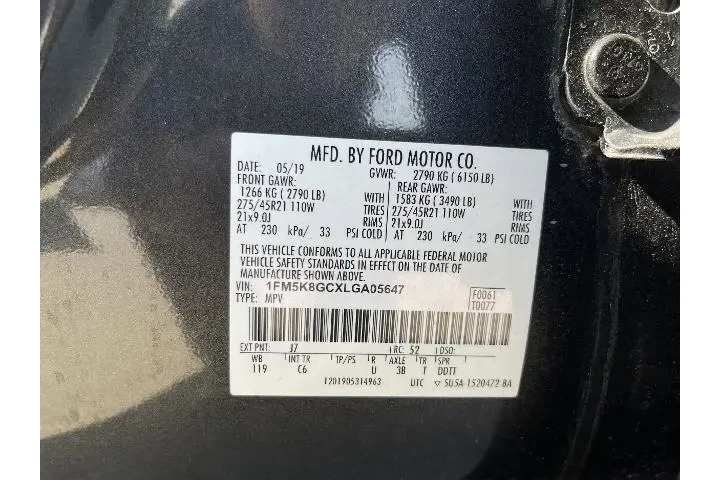 $26988 : Ford Explorer 2020 AWD ST 4d image 5