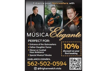 Música elegante con Viola en San Bernardino
