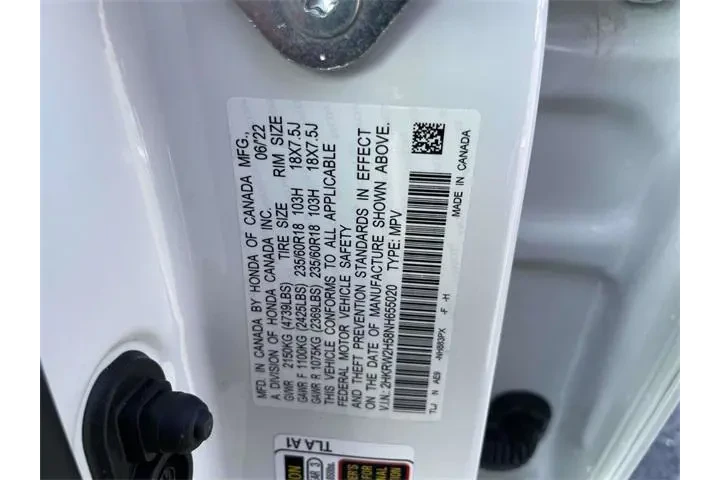 $22309 : Honda CR-V 2022 AWD EX 4dr S image 10