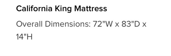 $990 : California King firm mattress image 4