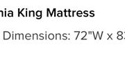 $990 : California King firm mattress thumbnail