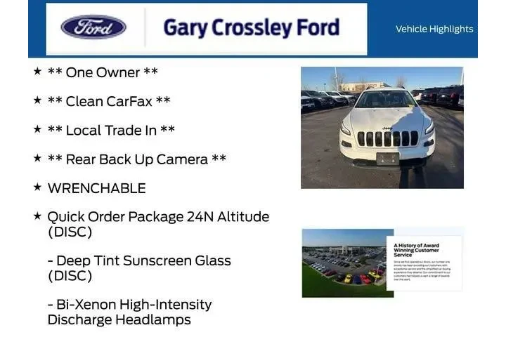 $11000 : Jeep Cherokee 2017 Sport 4dr image 6