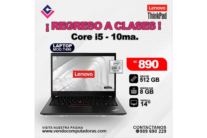 Laptop Lenovo Thinkpad Intel C image 1
