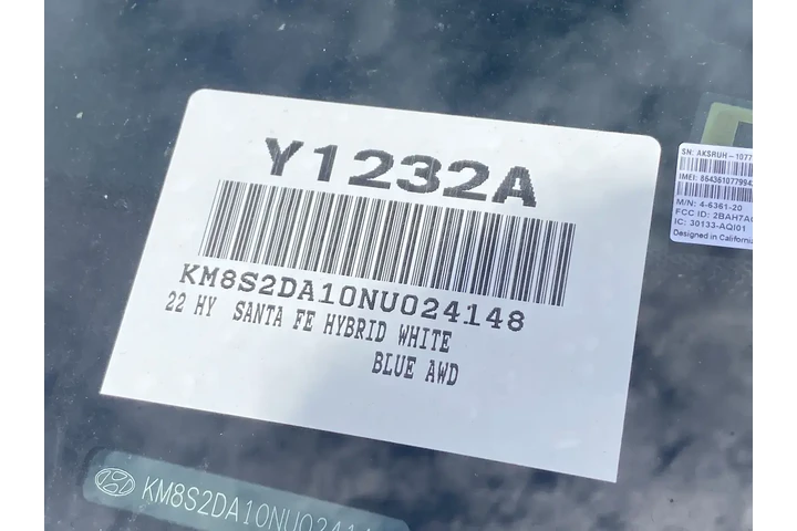 $21881 : Hyundai SANTA FE Hybrid 2022 image 4