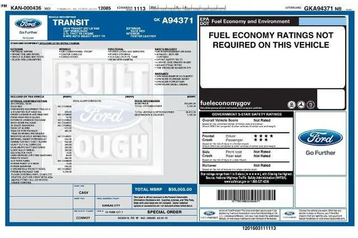 $12900 : Ford Transit 2016 250 3dr SW image 3