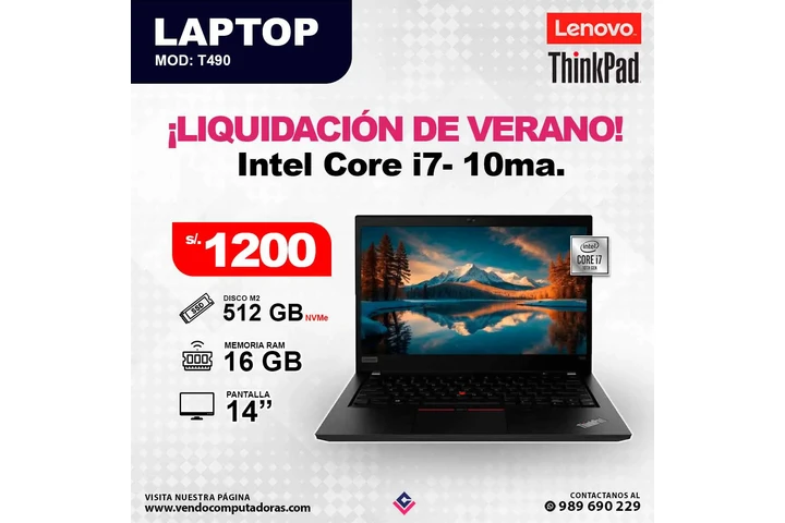 Laptop Core i7 - 10ma Gen. image 3