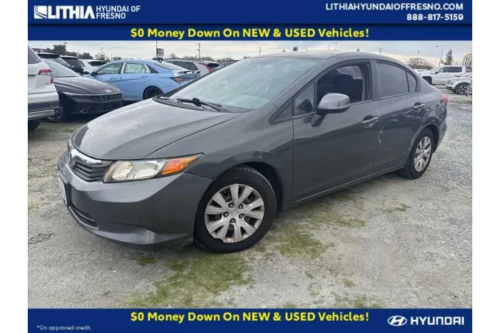 $8495 : Honda Civic 2012 LX 4dr Seda image 1