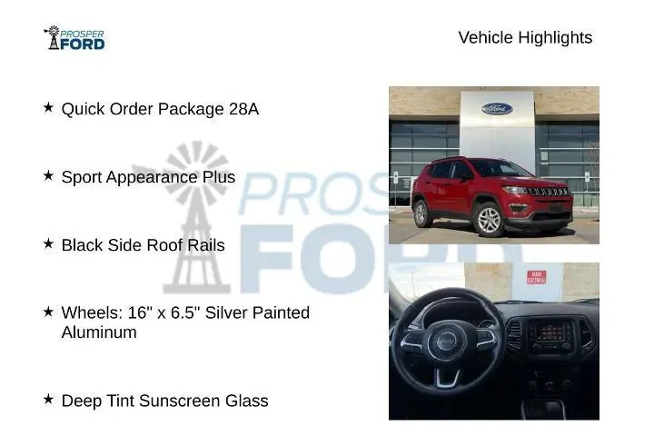 $13295 : Jeep Compass 2018 Sport 4dr image 5