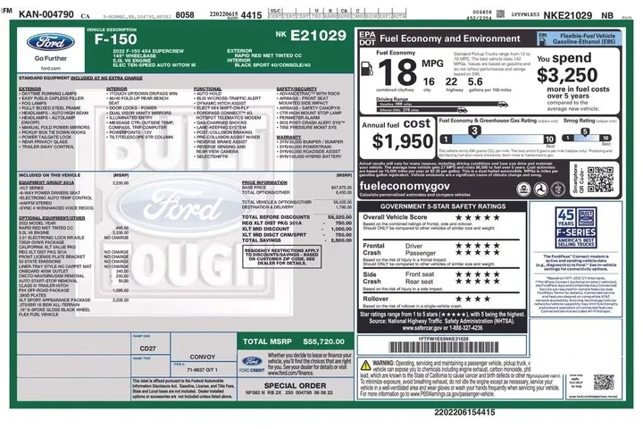 $38694 : Ford F-150 2022 4x4 XL 4dr S image 2