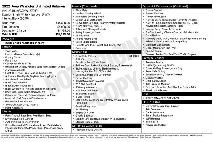$33599 : Jeep Wrangler Unlimited 2022 image 10