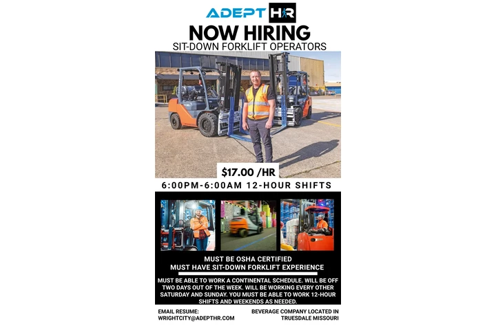 Contratando operador forklift image 1