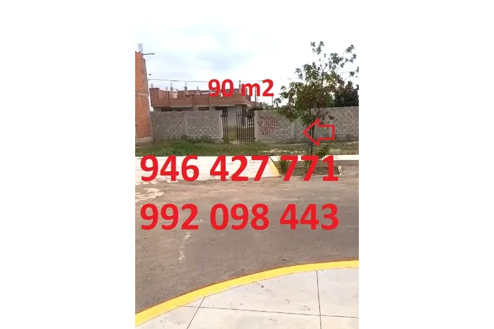 $75000 : VENTA DE TERRENO 90 M2 (soles) image 1
