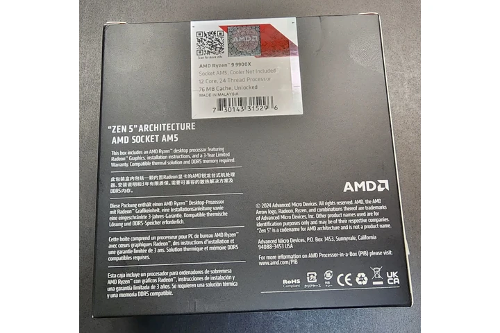 $400 : PROCE AMD Ryzen 9 9900X NUEVO image 5