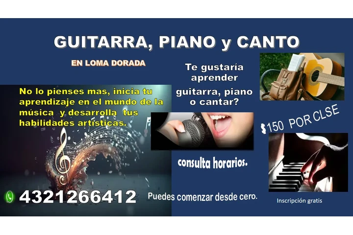 clases de musica en loma dorad image 1