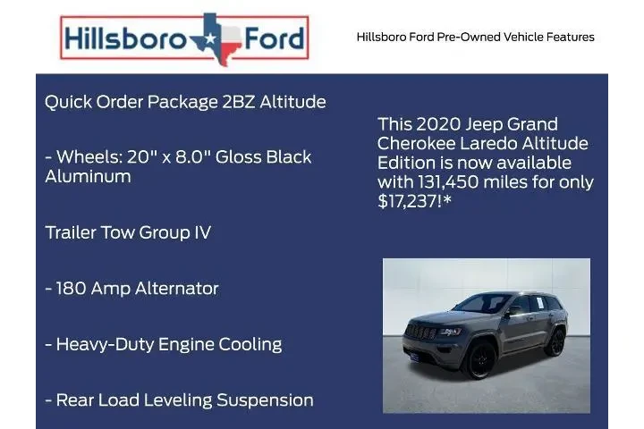 $17000 : Jeep Grand Cherokee 2020 4x4 image 10