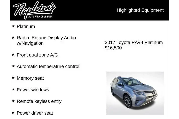 $16500 : Toyota RAV4 2017 AWD Limited image 3