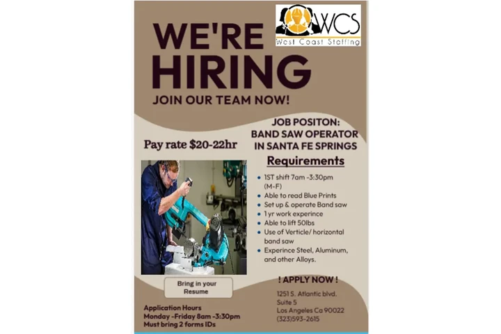 BAND SAW OPERATOR image 1