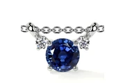 Round Shape Tanzanite Pendant