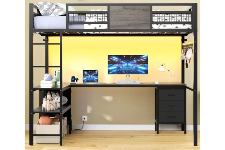 $350 : CAMA LOFT CON ESCRITORIO image 5